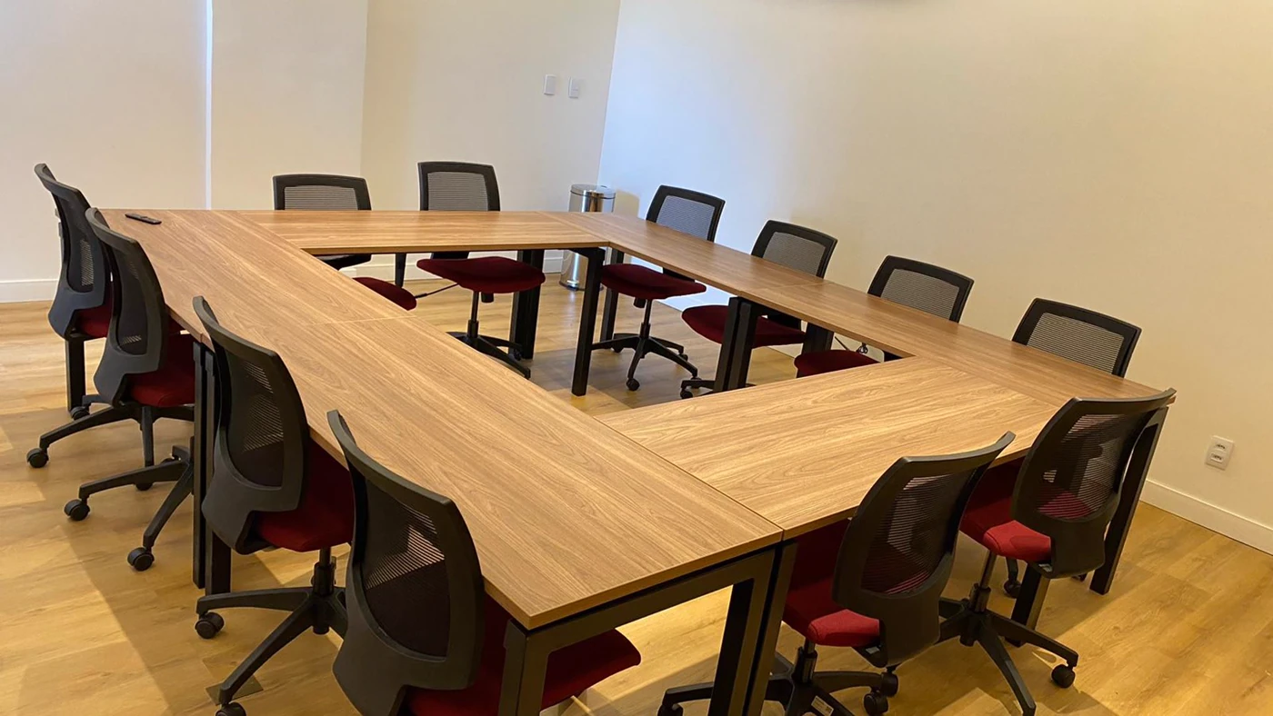 Sala de reunião da unidade Coroa do Meio