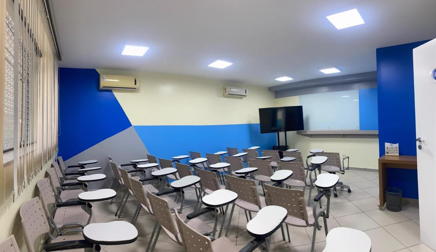 Sala de treinamento da unidade Luzia